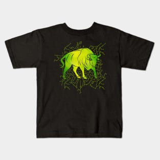 Taurus Zodiac Sign Earth element Kids T-Shirt